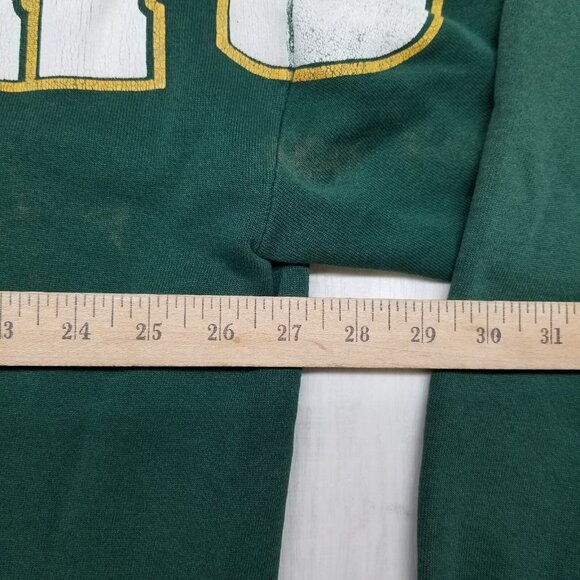 ✅VTG Riddell Helmet Green Bay Packers NFL Football Sweatshirt Men's XL *STAINED - Picture 4 of 14